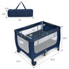 Portable Baby Playpen with Mattress Foldable Design