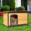 Wood Extreme Weather Resistant Pet Log Cabin-L