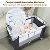 Portable Baby Playard Playpen Nursery Center with Mattress