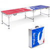 8 ft Indoor Outdoor Portable Folding Beer Pong Camping Table