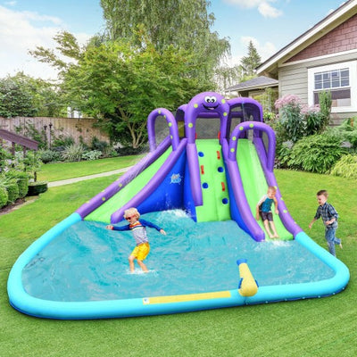 Inflatable Water Park Mighty Bounce House with Large Pool
