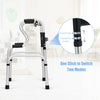 One-Button Folding Aluminum Walking Frame Walker