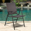 Set of 4 Rattan Folding Chair 