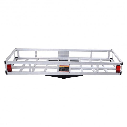 Aluminum Hitch Carrier Truck Luggage Basket Rack