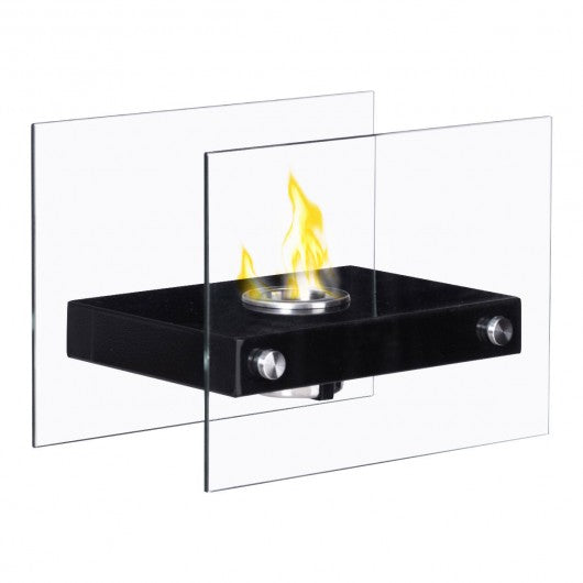 Portable Ventless Firepit Bio Ethanol Tabletop Fireplace