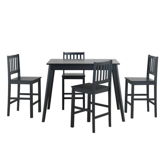 5 Piece Counter Height Dining Set Kitchen Table