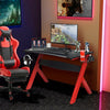 SEDETA Cup & Headphone Holder and Mouse Pad Gaming Desk