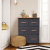 6-Drawer Fabric Display Dresser Storage Cabinet with Wheels