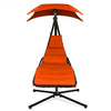 Hanging Stand Chaise Lounger Swing Chair w/ Pillow