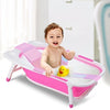 Baby Folding Collapsible Portable Bathtub w/ Block