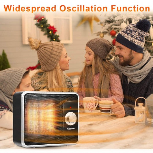 1200 W Portable Electric PTC Personal Desk Heater