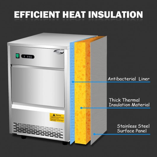 Automatic Ice Maker Machine w/ 70lbs/24h Productivity