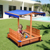 Kids Outdoor Playset Cedar Sandbox
