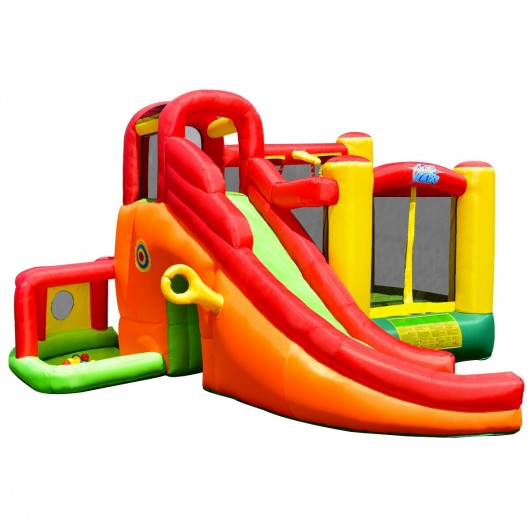 780W Blower Kids Inflatable  Slide House Castle Jumper Bouncer