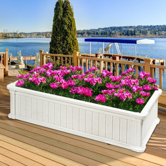 2 PCS Raised Garden Rectangle Plant Box