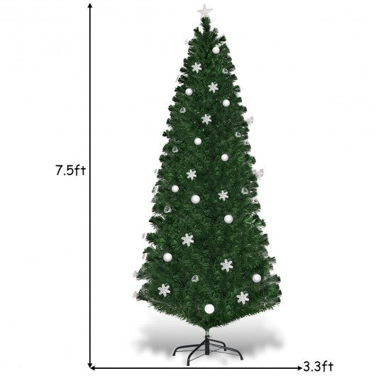 6' / 6.5' / 7' / 7.5' / 8' Fiber Optic Artificial Christmas Tree