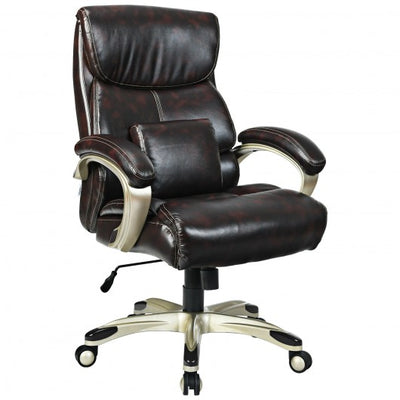 Adjustable Executive Office Recliner Chair with High Back and Lumbar Support