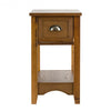 Contemporary Chair Side End Table Compact Table with Drawer Nightstand