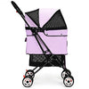 Pet Foldable Cage Stroller For Cat And Dog