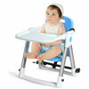 Baby Booster Folding Travel High Chair with Safety Belt & Tray