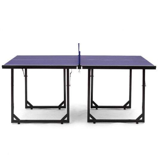 Multi-Use Foldable Midsize Removable Compact Ping-pong Table