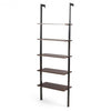5-Tier Metal Frame Ladder Shelf