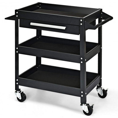 Rolling Tool Cart Mechanic Cabinet Storage ToolBox Organizer with Drawer