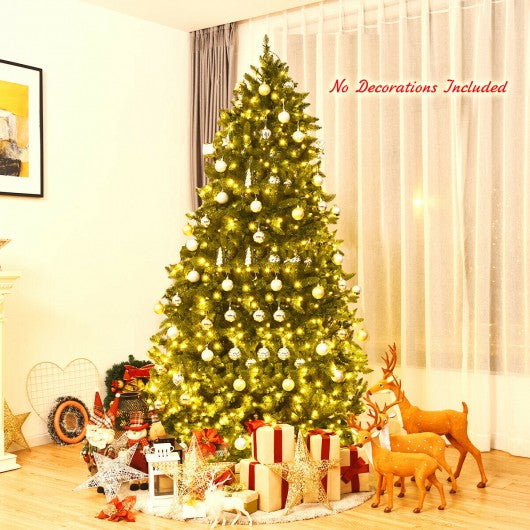 7.5 Ft Pre-lit PVC Christmas Fir Tree with 700 LED Light