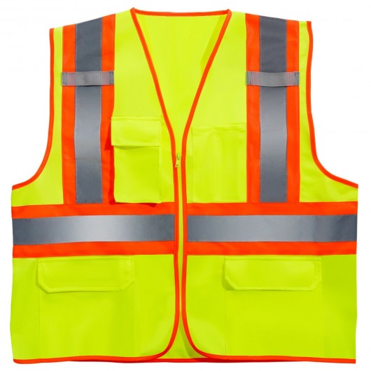 High Visibility Safety Vest w/ Pockets