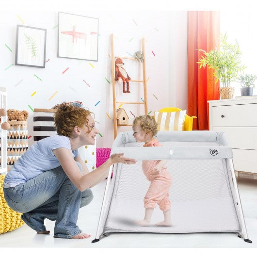 Portable Lightweight Baby Playpen Playard with Travel Bag