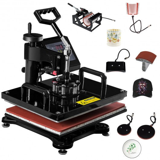 6 in 1 Digital Transfer Heat Press Machine
