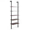 5-Tier Metal Frame Ladder Shelf