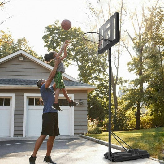 Height Adjustable Portable Shatterproof Backboard Basketball Hoop