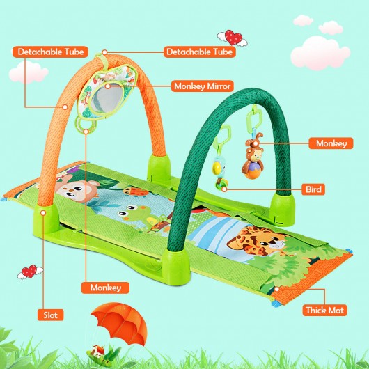 4-in-1 Baby Play Activity Center Gym Mat