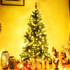 5' / 6' Prelit Artificial Half Christmas Tree with 8 Flash Modes-5'