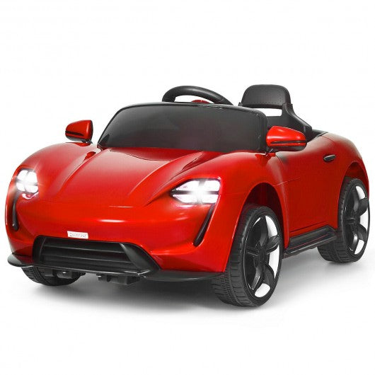 12V Kids Ride On Car with MP3 & LED Light-Red