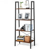 Tier Ladder Shelf Bookcase Bookshelf Display Rack Plant Stand