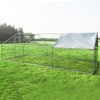 Large Walk in Shade Cage Chicken Coop with Roof Cover-20'