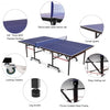 Removable Foldable Net Table Tennis Table with Locking Casters