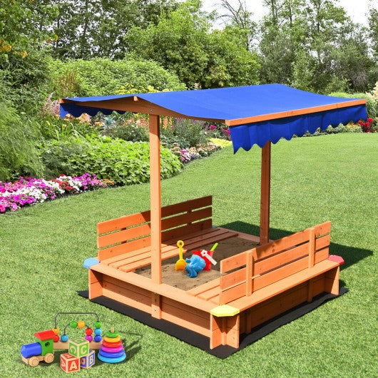 Kids Outdoor Playset Cedar Sandbox