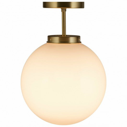 Globe Ceiling Lamp with Acrylic Lamp Shade Bedroom