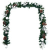 9ft Pre-Lit Artificial Christmas Garland with LED Lights