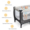 Portable Baby Playpen with Mattress Foldable Design