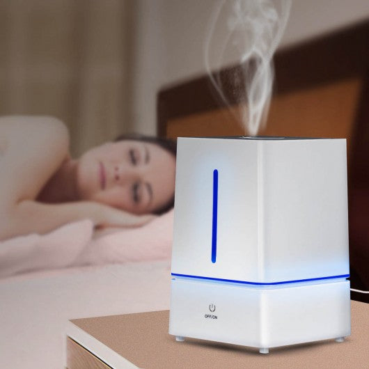 4 L Ultrasonic Cool Mist Air Humidifier w/ LED Night Light