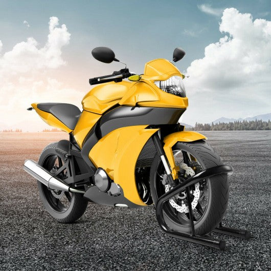 Motorcycle Wheel Chock Kit Scooter Bike Stand Trailer Truck Mount