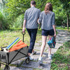 Collapsible Outdoor Utility Wagon Folding Garden Tool Cart