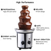 4 Tiers Stainless Steel Chocolate Fondue Fountain