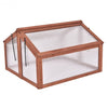 Double Box Garden Wooden Greenhouse