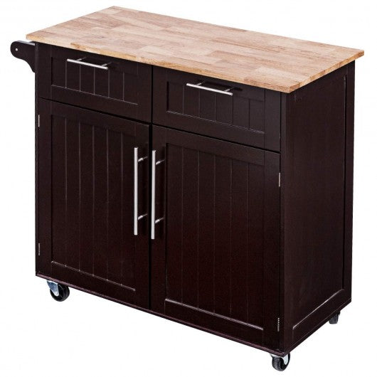 Heavy Duty Utility Modern Rolling Kitchen Cabinet Cart