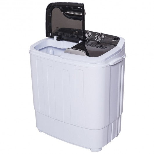 8 Lbs Compact Mini Twin Tub Washing Spiner Machine